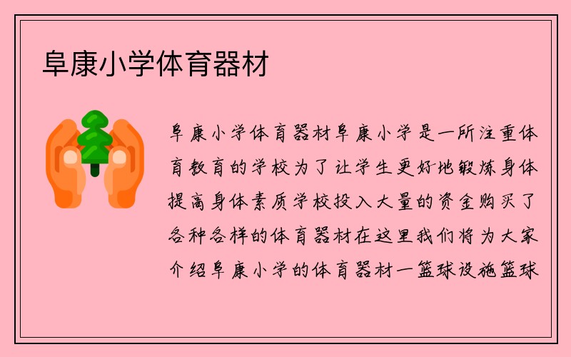 阜康小学体育器材